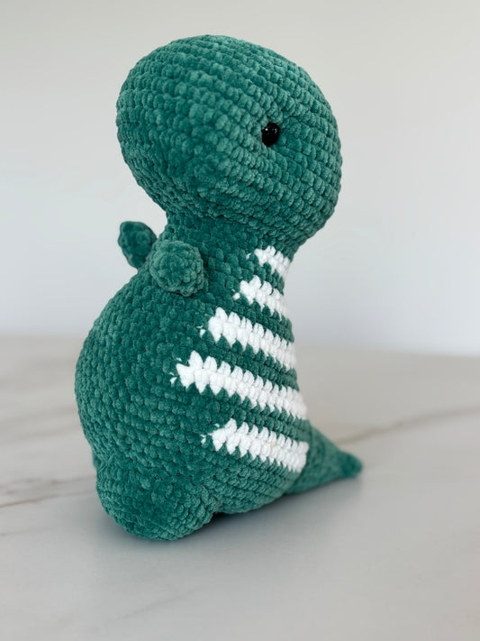 Dino knuffel groen