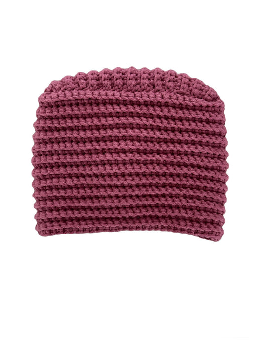 Turban in donker roze