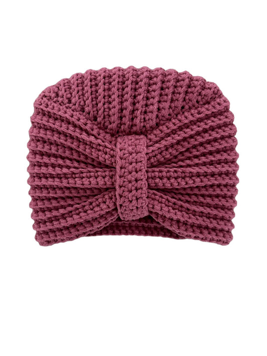 Turban in donker roze
