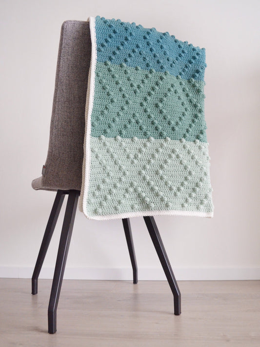 Geometrisch deken in diverse kleuren