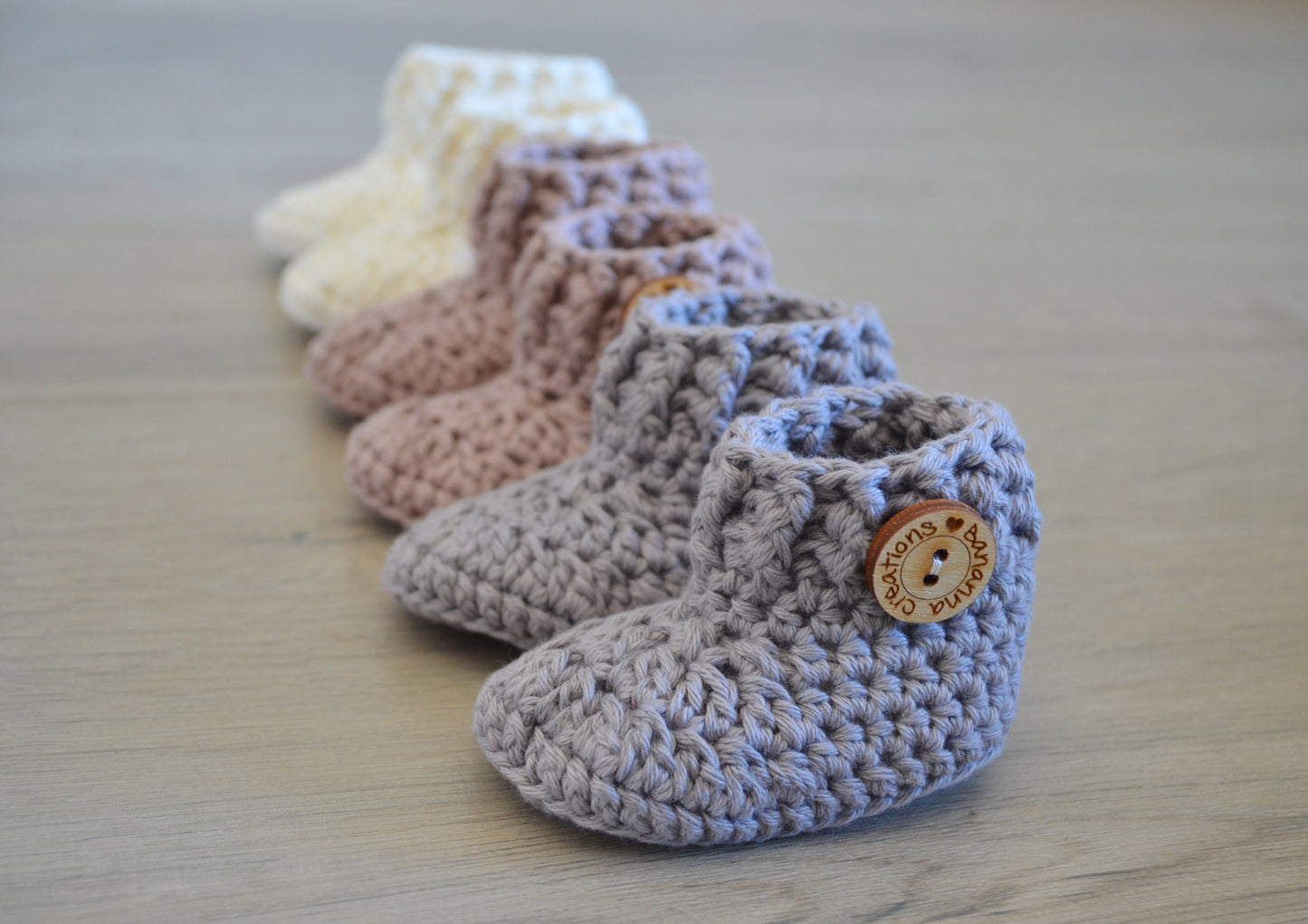 Babyslofjes BanannaCreations in bruin