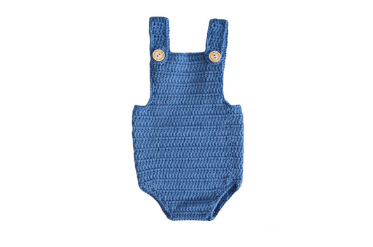 Romper merino BanannaCreations in Blauw