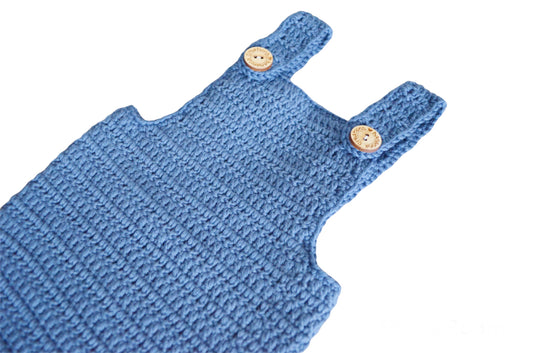 Romper merino BanannaCreations in Blauw