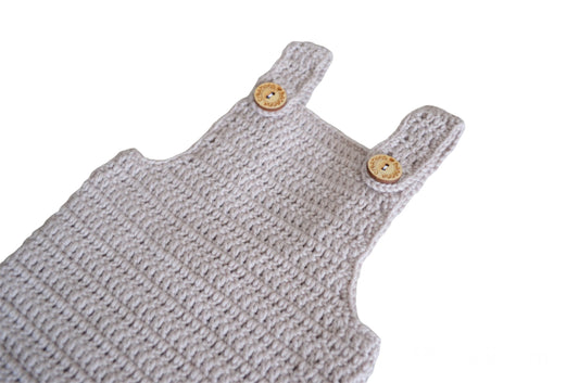 Romper merino BanannaCreations in Beige