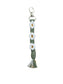 Macrame sleutelhanger Daisy (Olijf)