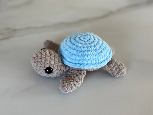 Schildpadje blauw