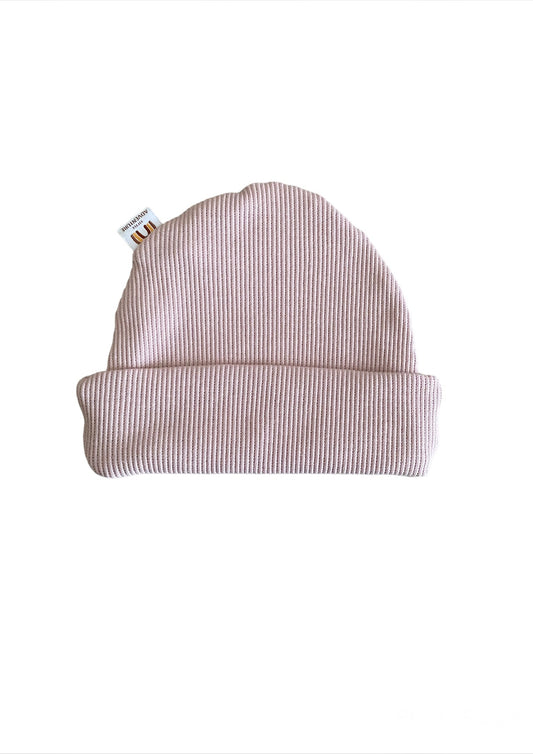 Geribd mutsje Little Adventure in oudroze